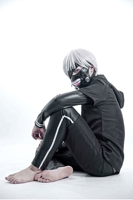 Costume Cosplay Kaneki Ken - Ensemble Complet Noir, Pour Halloween Et Événements